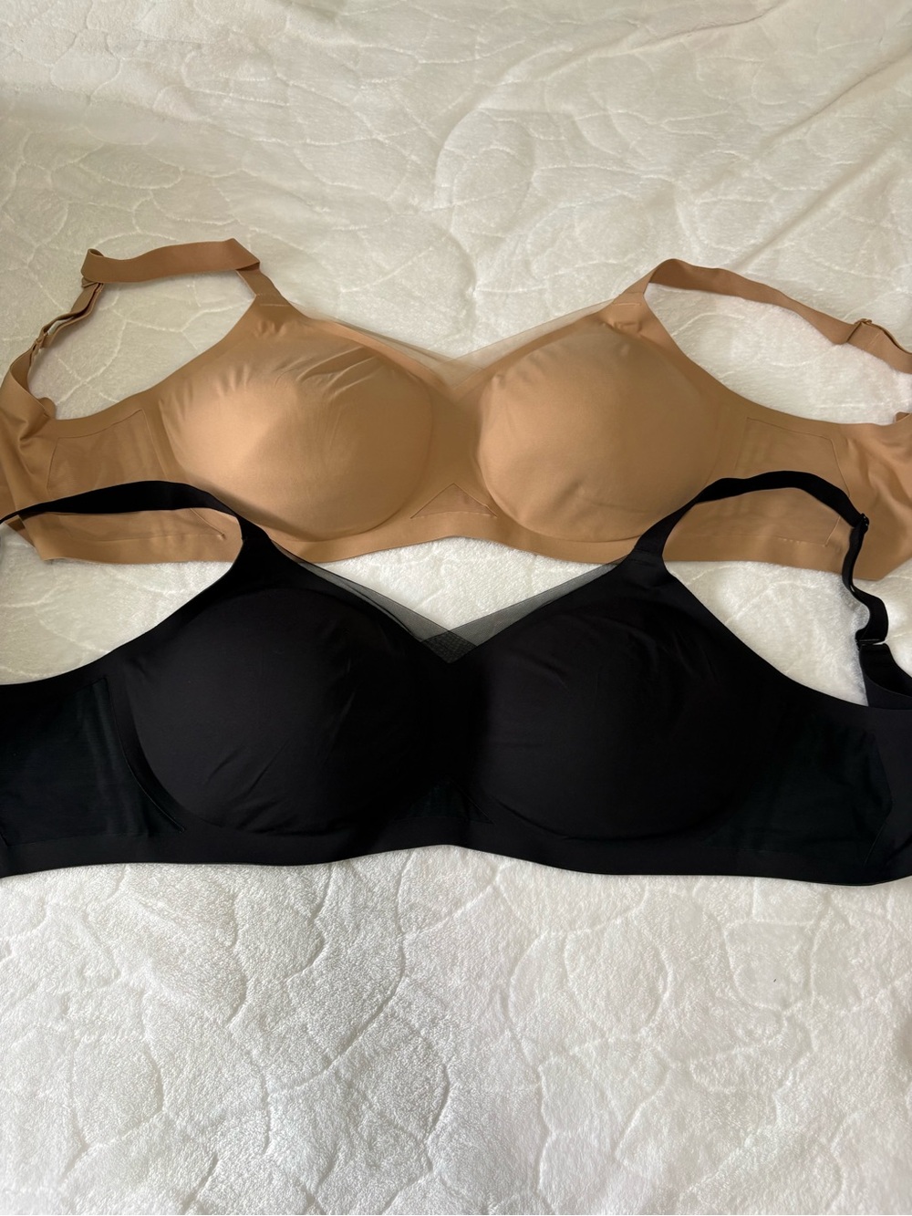 Honeylove Smooth Molded Bra Duo in Black & Nude